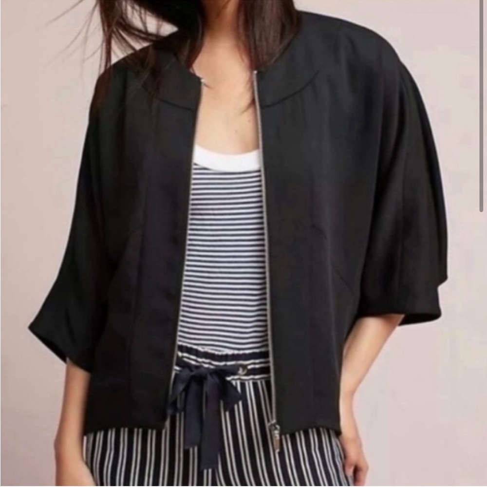 LAST CHANCE! Anthropologie Cartonnier Jaye Oversized Dolman Sleeve Cape Jacket